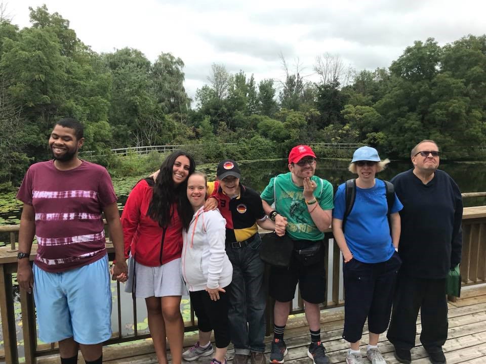 Eisha with the Craft Studio members